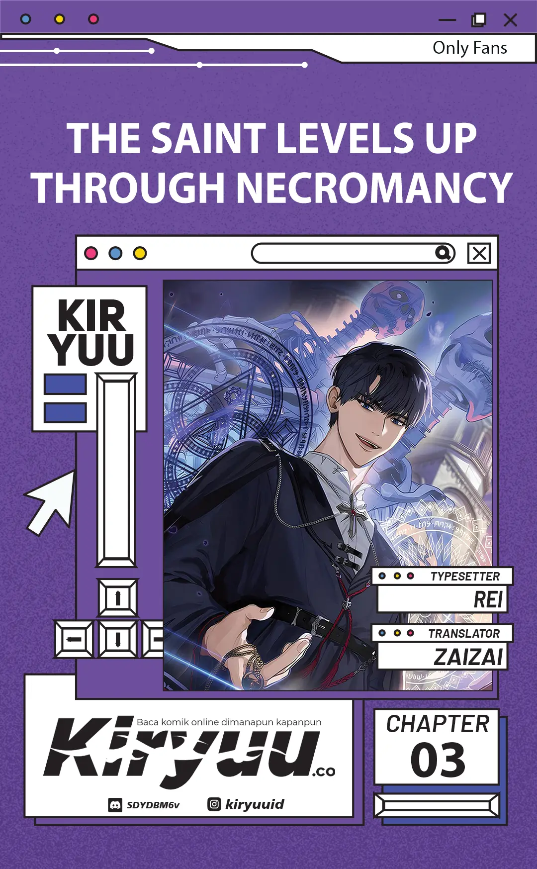 Komik The Saint Levels Up Through Necromancy Chapter 3 gambar 1