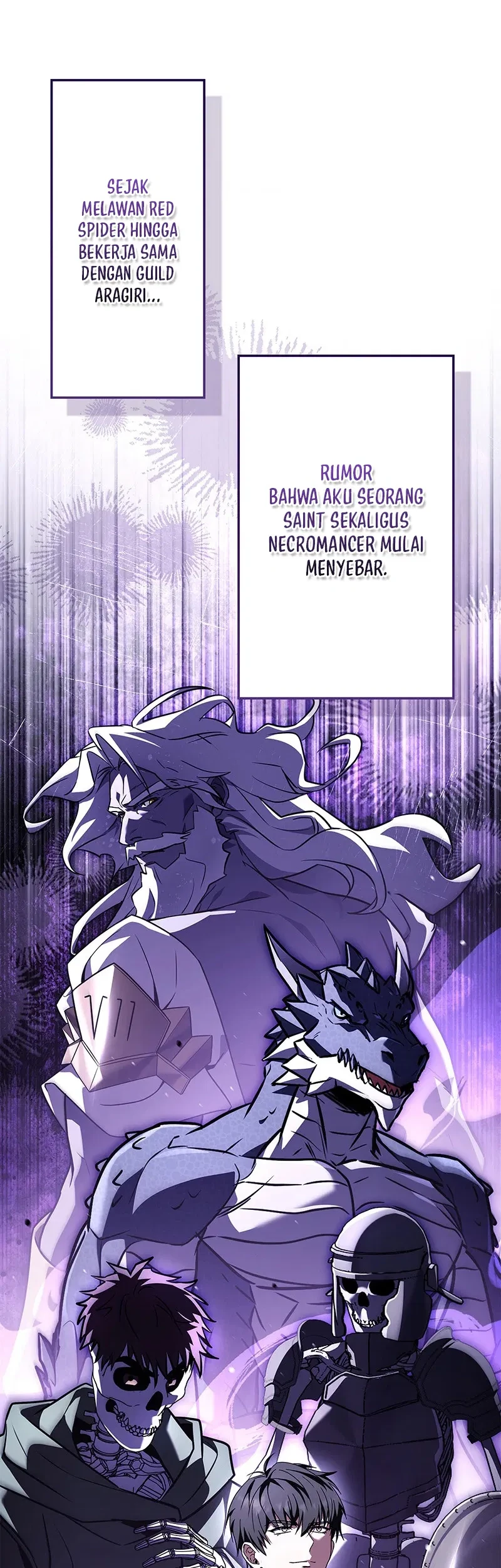 The Saint Levels Up Through Necromancy Chapter 38 Gambar 76