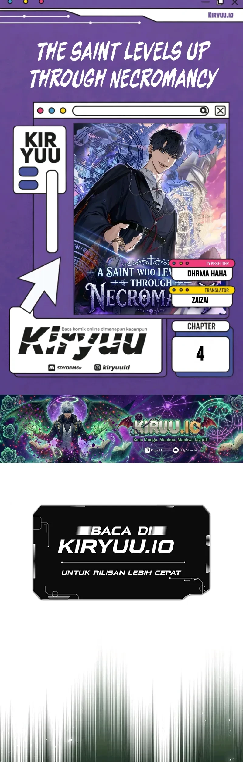 Komik The Saint Levels Up Through Necromancy Chapter 4 gambar 1