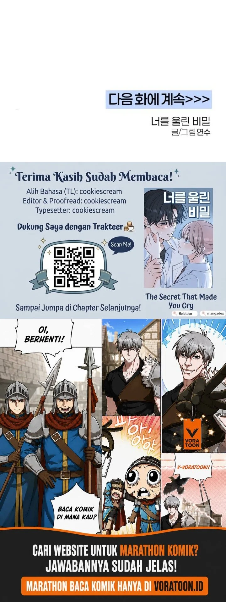 The Secret That Made You Cry Chapter 1 Gambar 84