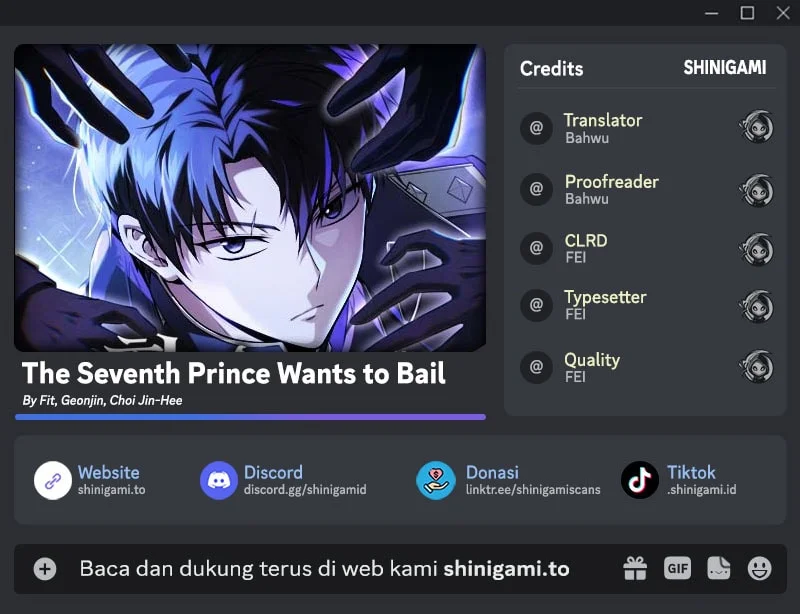 Komik The Seventh Prince Wants to Bail Chapter 5 gambar 1
