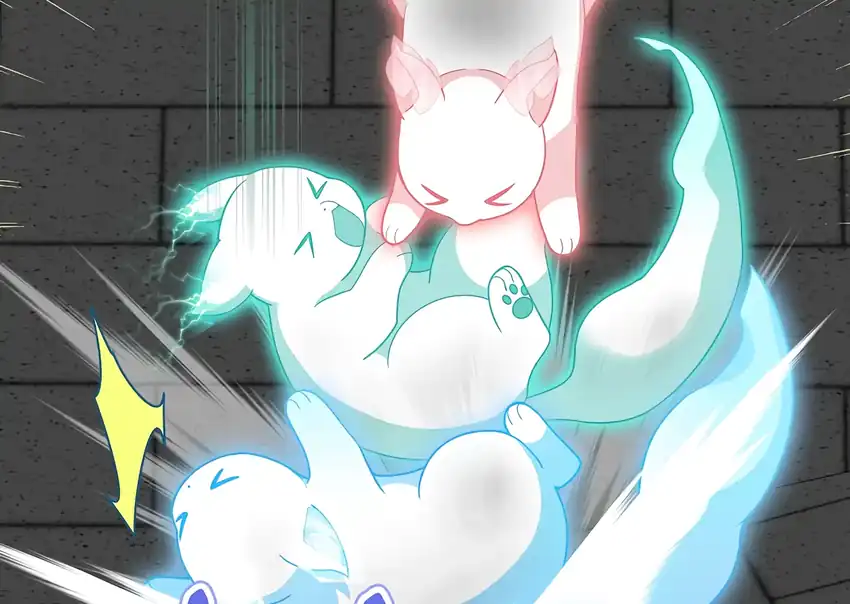 The Snow Leopard Baby of the Black Leopard Family Chapter 35 Gambar 99