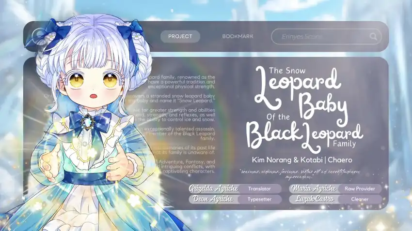 Komik The Snow Leopard Baby of the Black Leopard Family Chapter 37 gambar 1