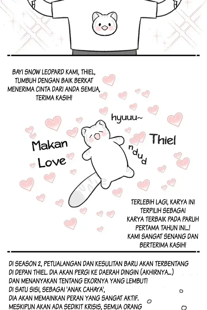 The Snow Leopard Baby of the Black Leopard Family Chapter 43 Gambar 116