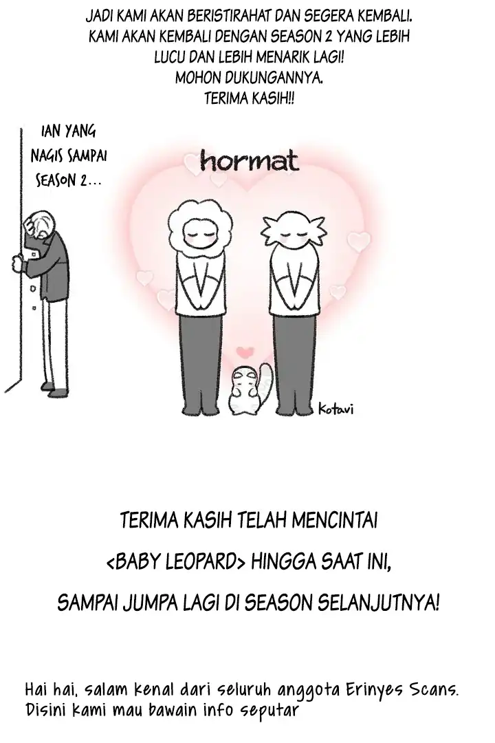 The Snow Leopard Baby of the Black Leopard Family Chapter 43 Gambar 118