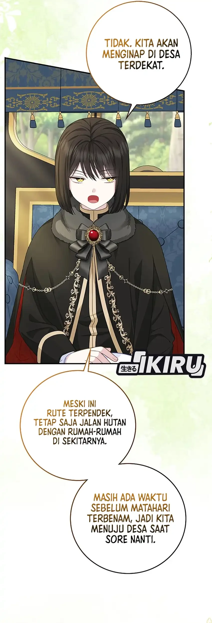 The Snow Leopard Baby of the Black Leopard Family Chapter 47 Gambar 22