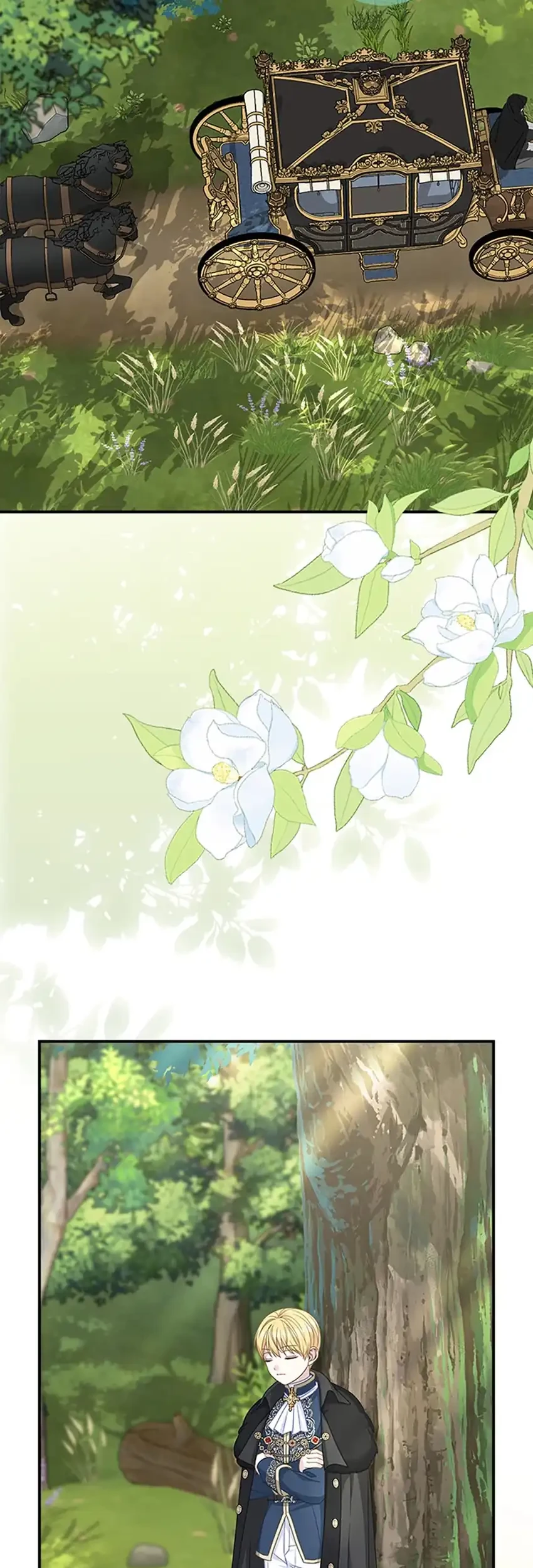 The Snow Leopard Baby of the Black Leopard Family Chapter 47 Gambar 28