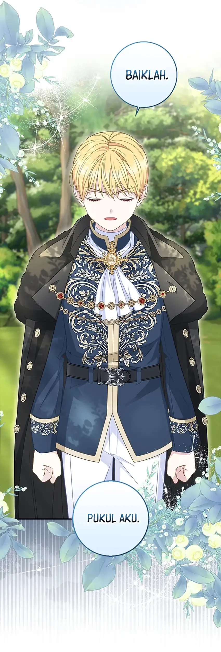 The Snow Leopard Baby of the Black Leopard Family Chapter 47 Gambar 41