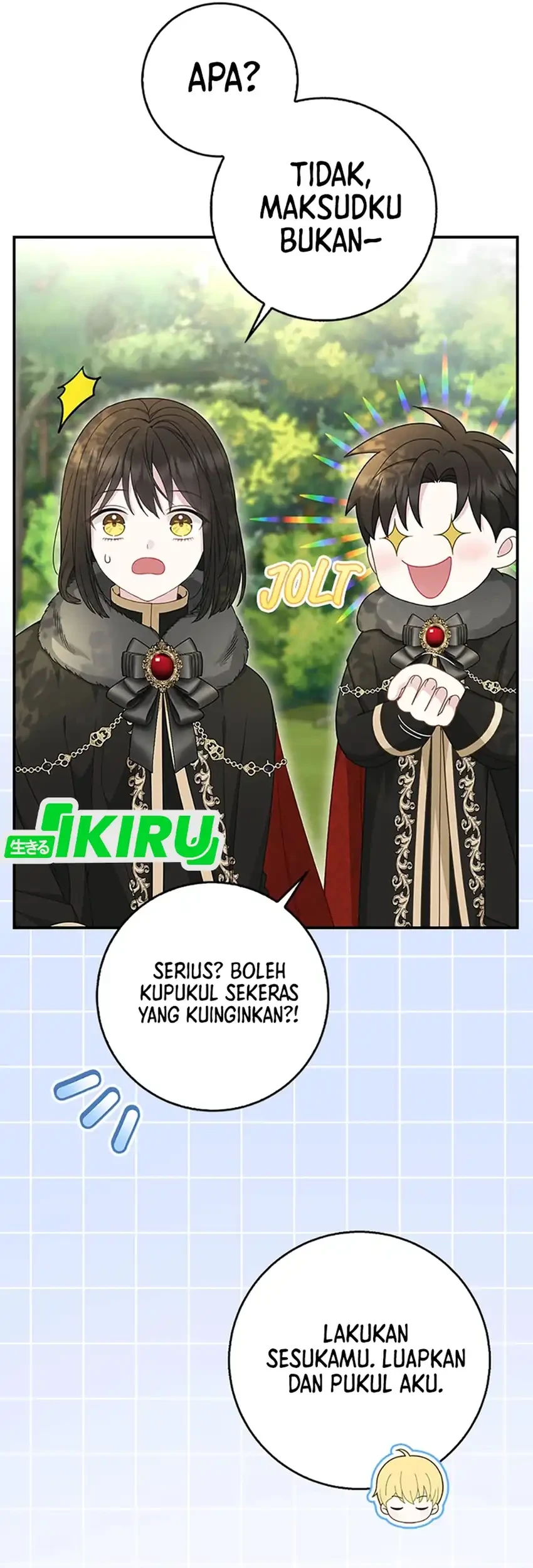 The Snow Leopard Baby of the Black Leopard Family Chapter 47 Gambar 43