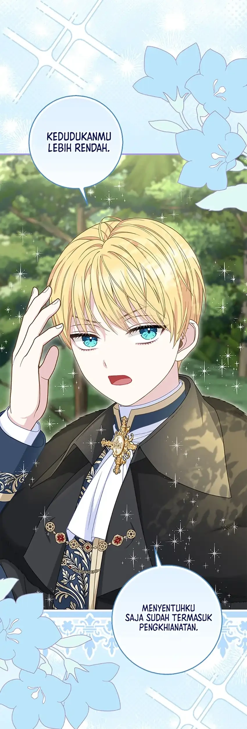 The Snow Leopard Baby of the Black Leopard Family Chapter 47 Gambar 49