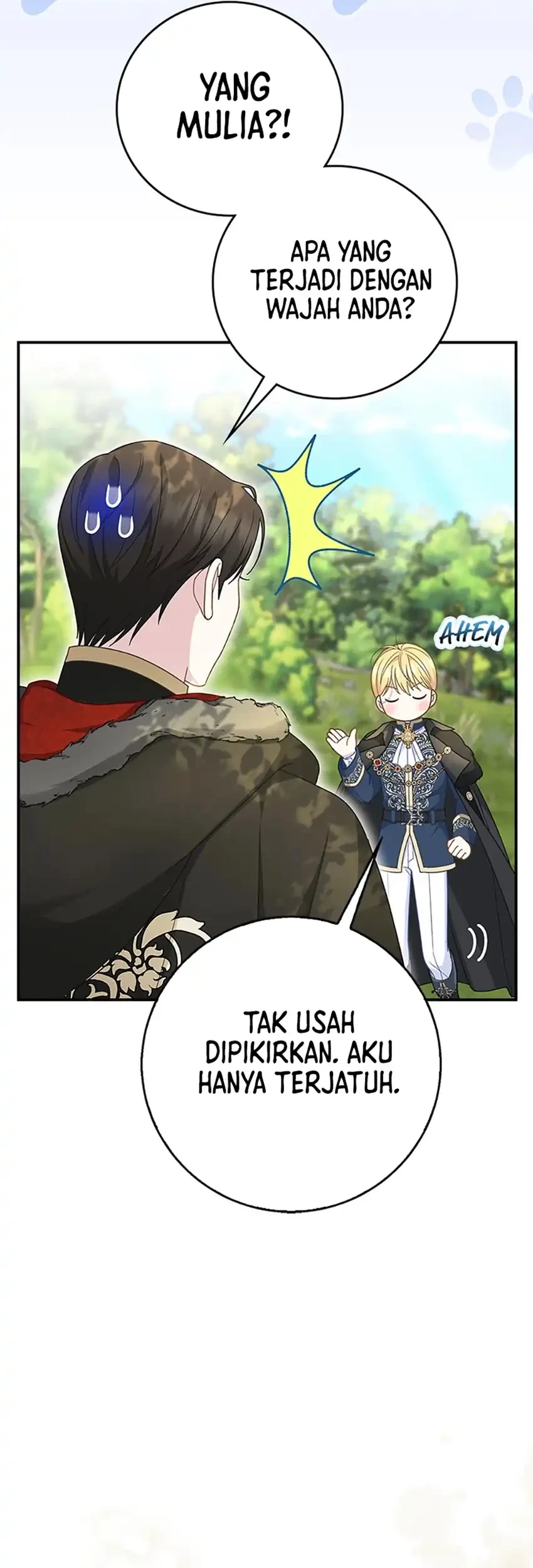 The Snow Leopard Baby of the Black Leopard Family Chapter 47 Gambar 52