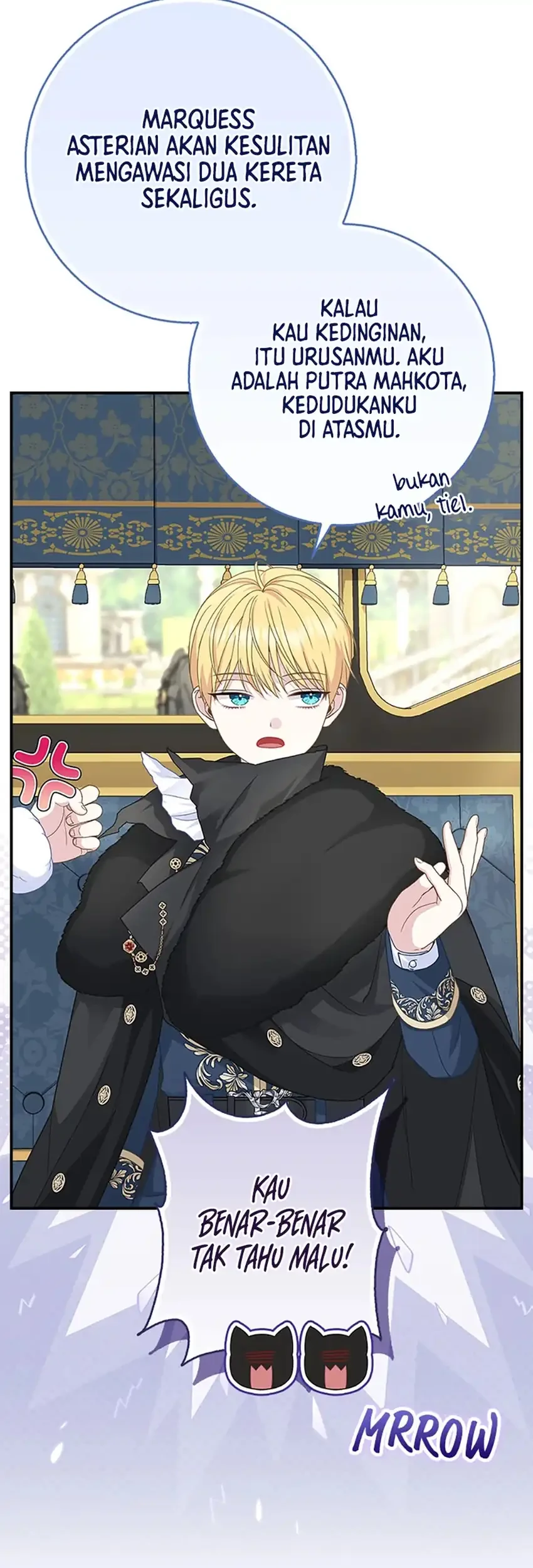 The Snow Leopard Baby of the Black Leopard Family Chapter 47 Gambar 14