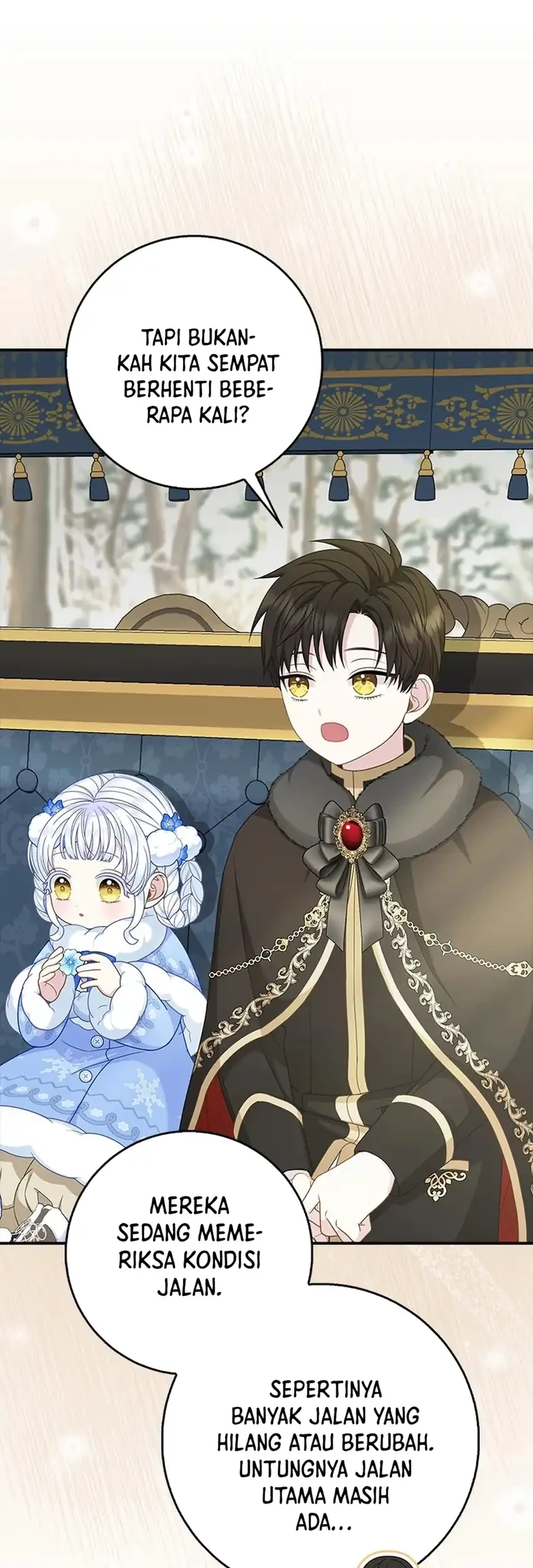 The Snow Leopard Baby of the Black Leopard Family Chapter 49 Gambar 17