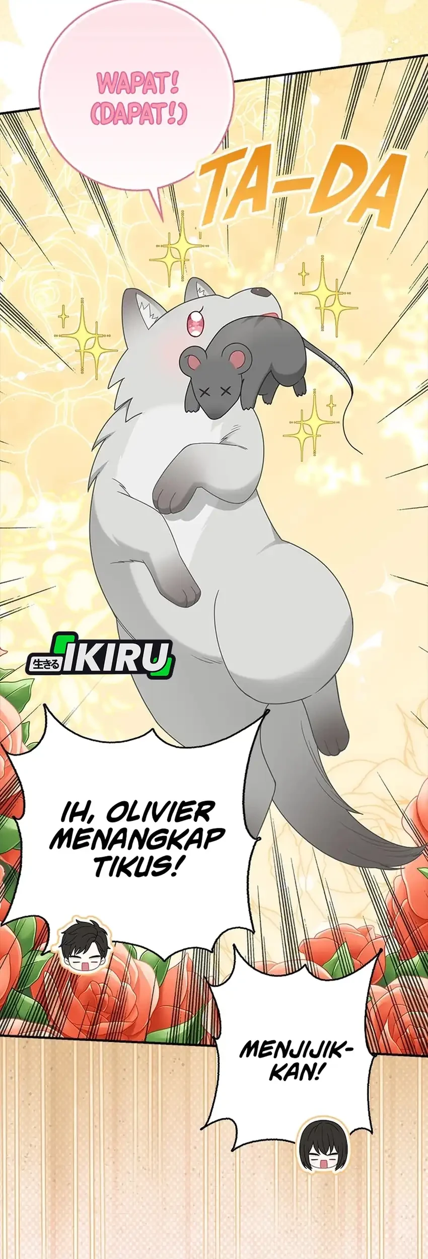 The Snow Leopard Baby of the Black Leopard Family Chapter 49 Gambar 39