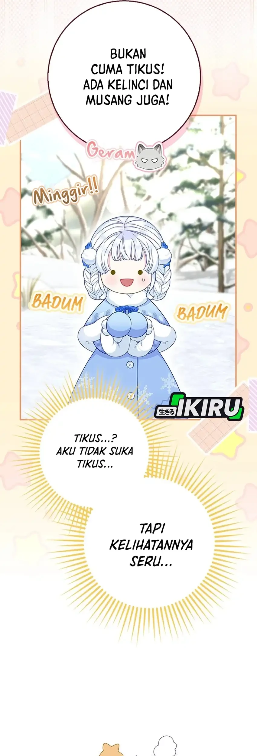 The Snow Leopard Baby of the Black Leopard Family Chapter 49 Gambar 41