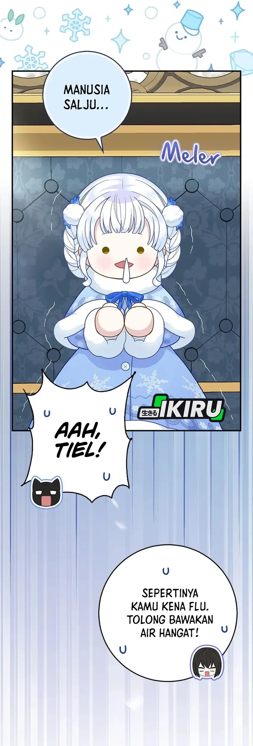 The Snow Leopard Baby of the Black Leopard Family Chapter 49 Gambar 53