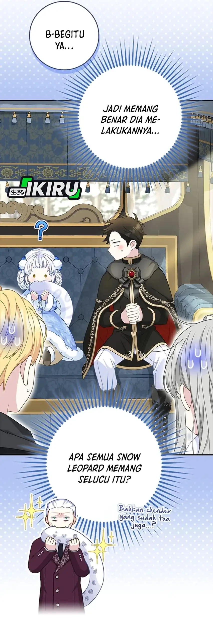 The Snow Leopard Baby of the Black Leopard Family Chapter 49 Gambar 62