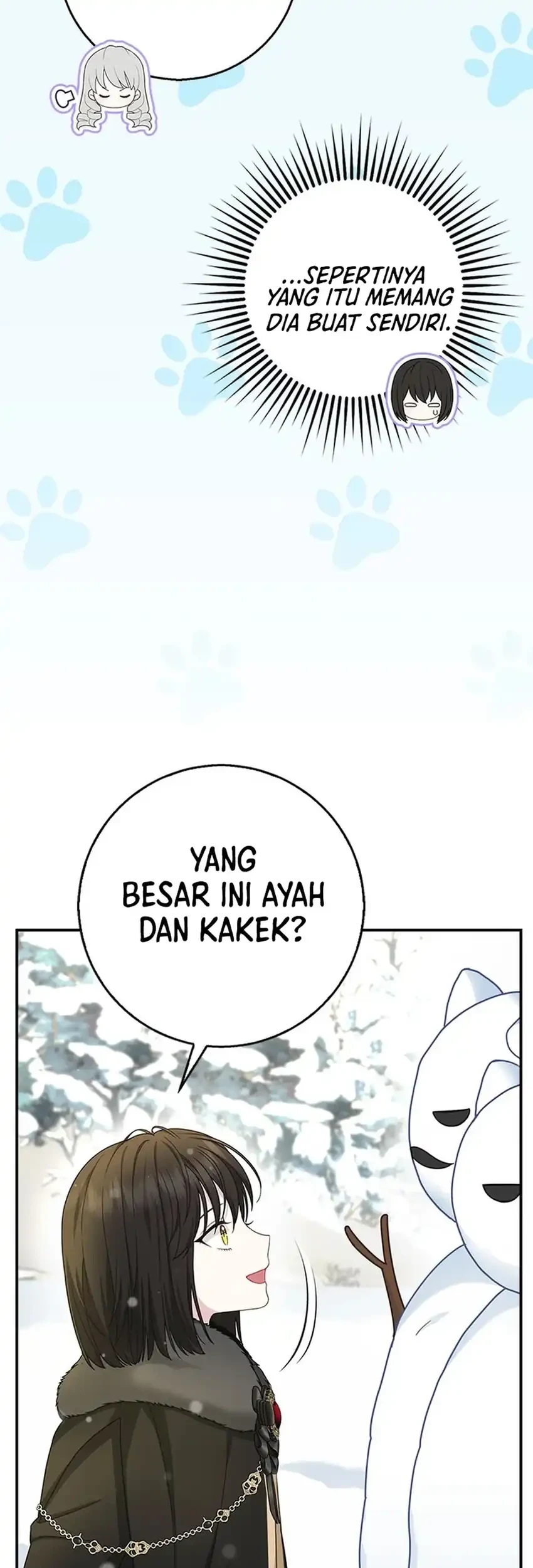 The Snow Leopard Baby of the Black Leopard Family Chapter 50 Gambar 23