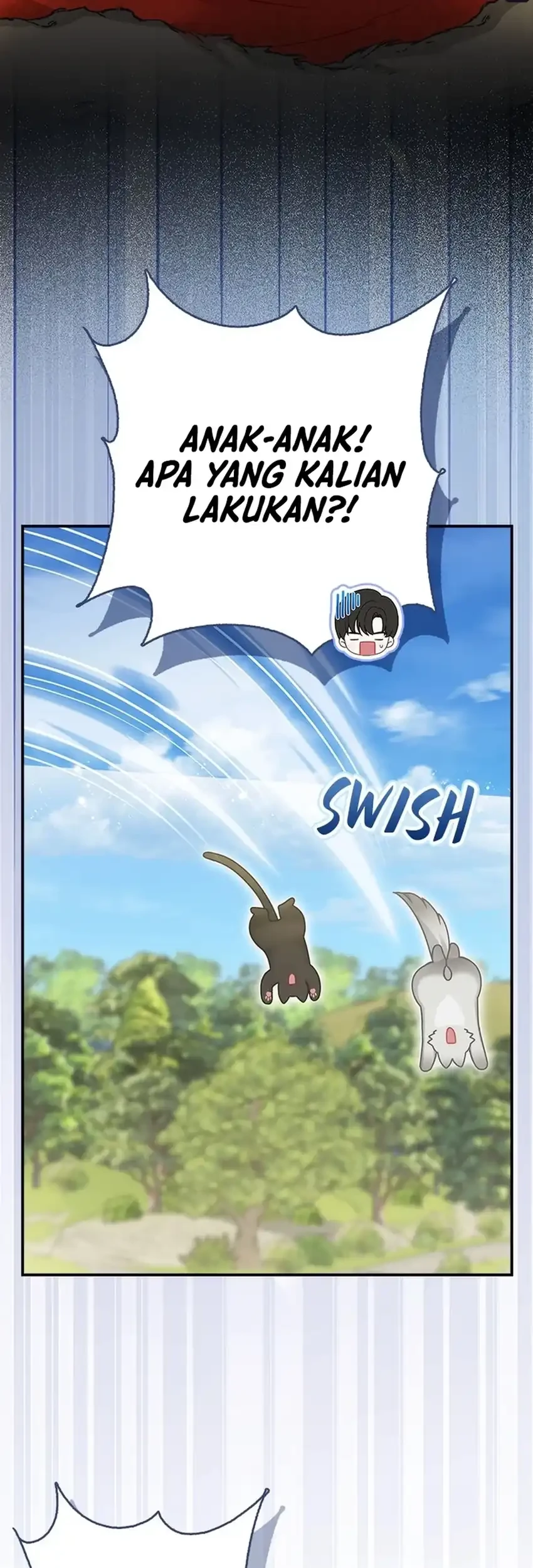 The Snow Leopard Baby of the Black Leopard Family Chapter 50 Gambar 57