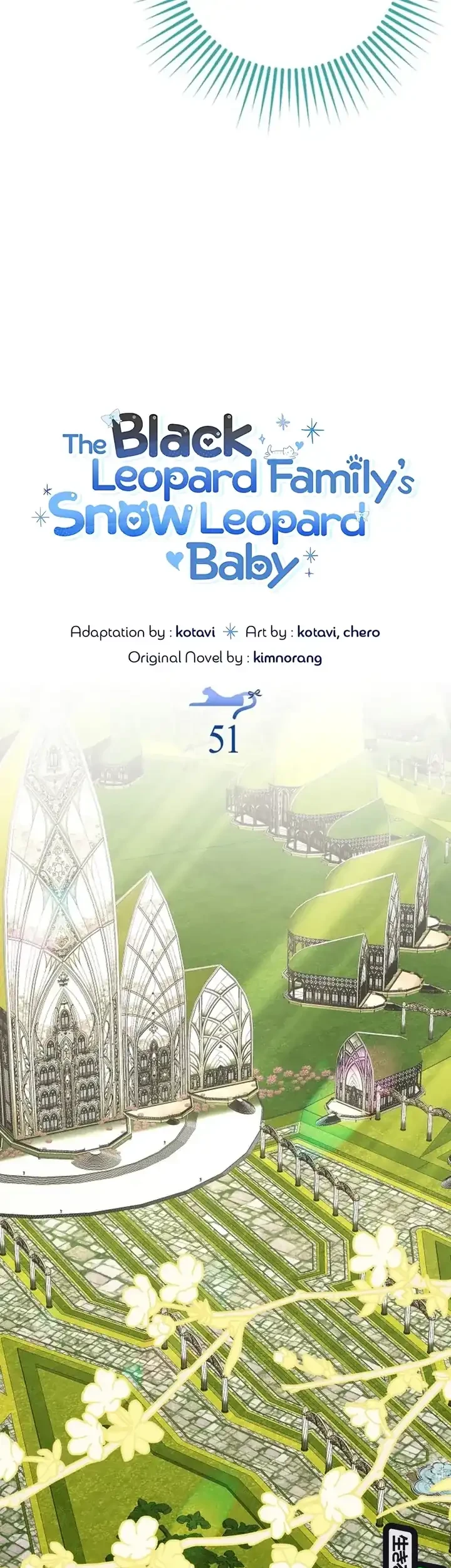 The Snow Leopard Baby of the Black Leopard Family Chapter 51 Gambar 23