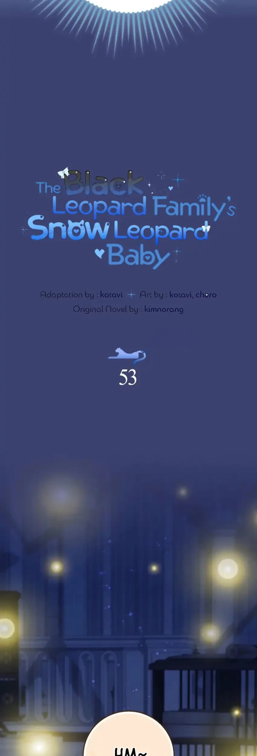 The Snow Leopard Baby of the Black Leopard Family Chapter 53 Gambar 25