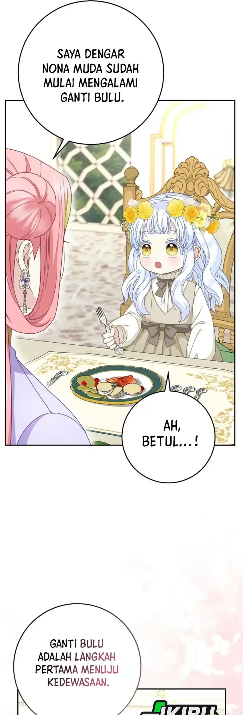 The Snow Leopard Baby of the Black Leopard Family Chapter 53 Gambar 48