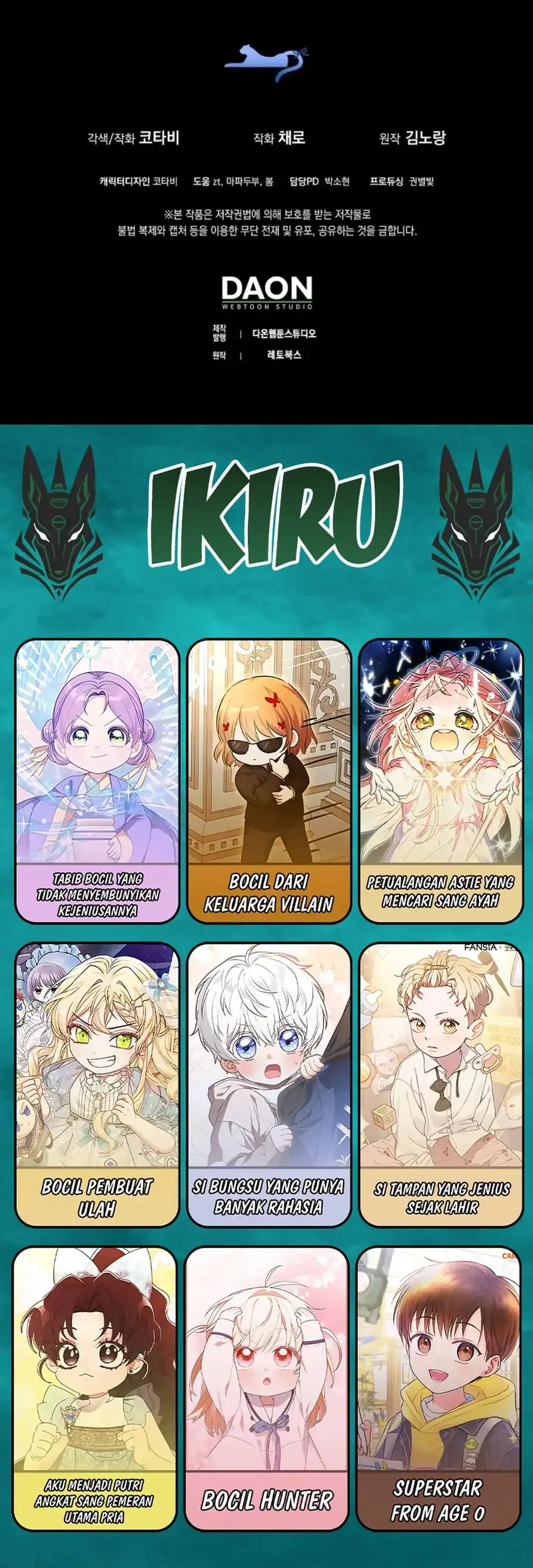 The Snow Leopard Baby of the Black Leopard Family Chapter 53 Gambar 75