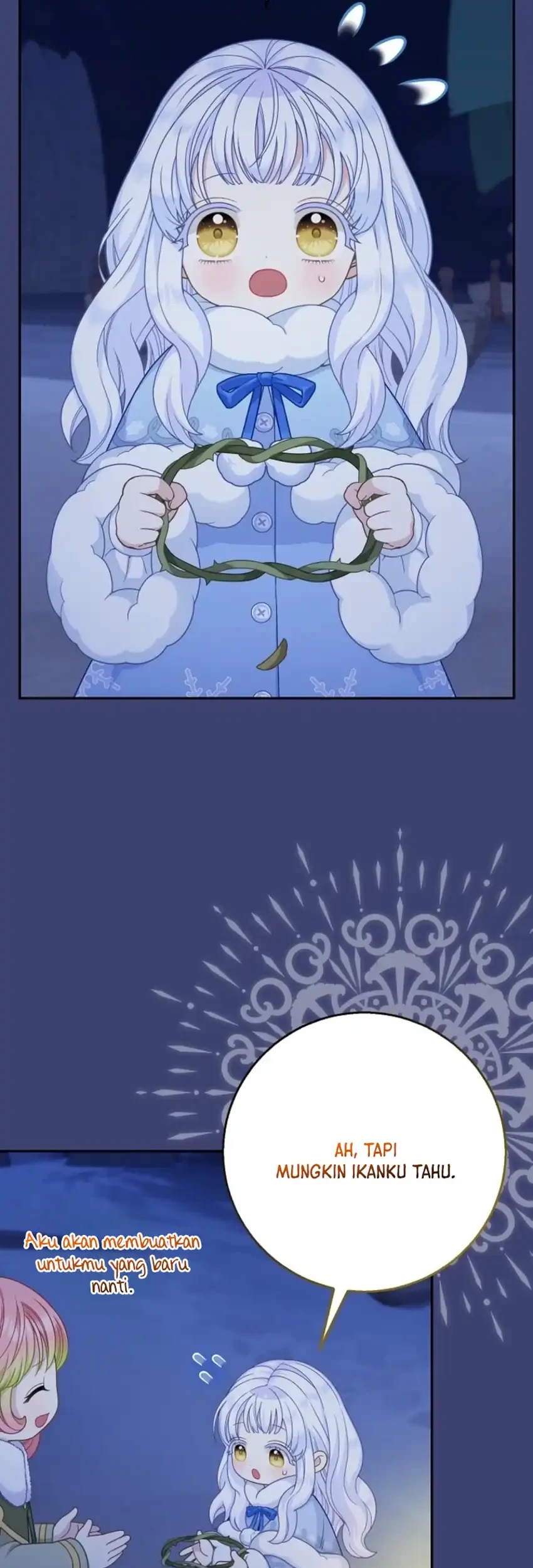 The Snow Leopard Baby of the Black Leopard Family Chapter 54 Gambar 34