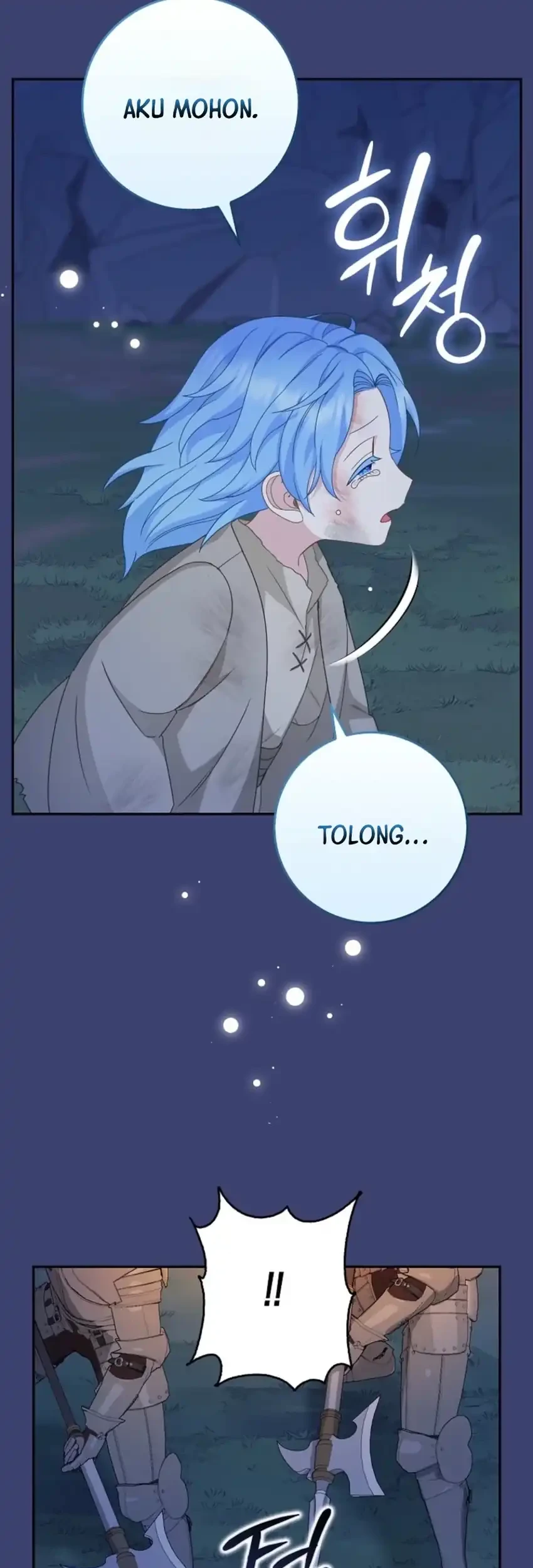 The Snow Leopard Baby of the Black Leopard Family Chapter 54 Gambar 74