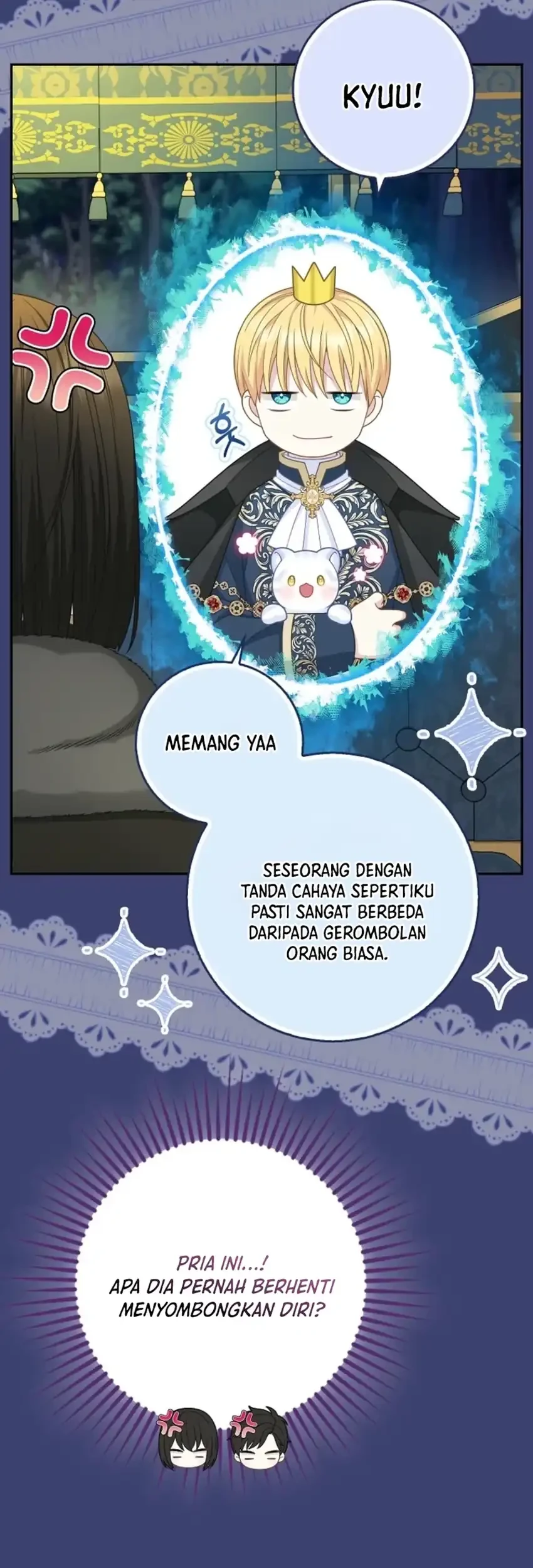 The Snow Leopard Baby of the Black Leopard Family Chapter 54 Gambar 17