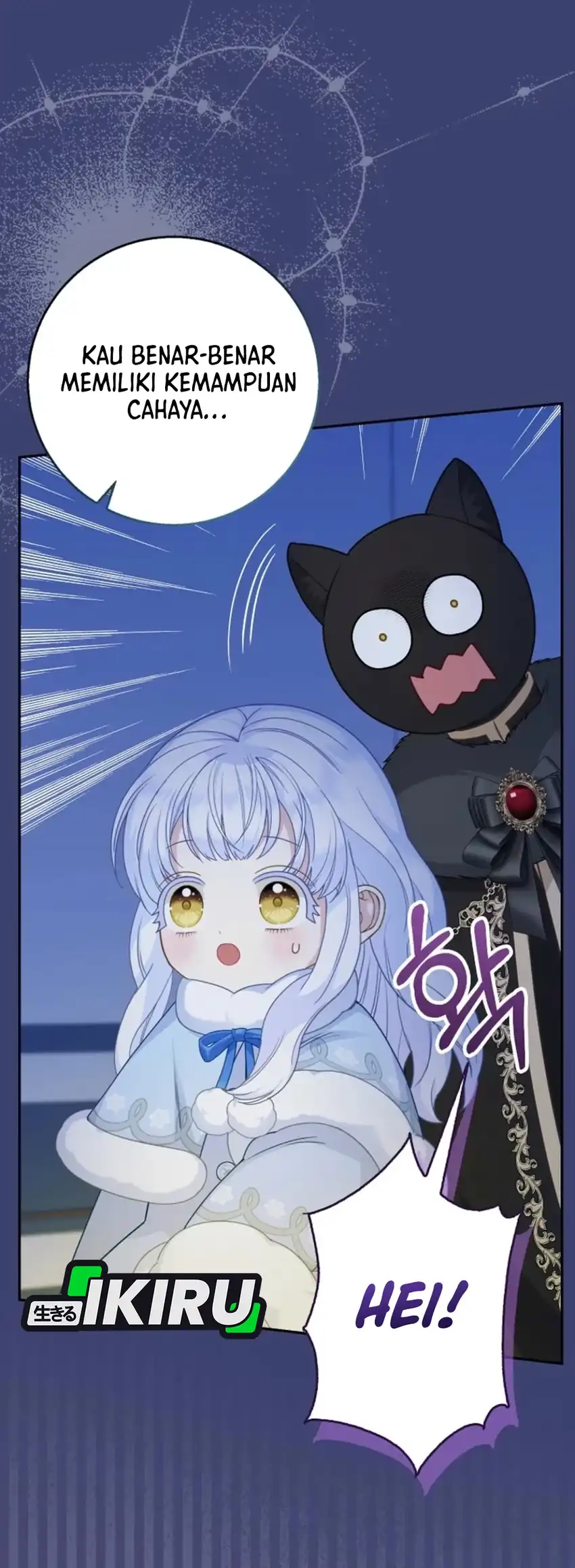 The Snow Leopard Baby of the Black Leopard Family Chapter 55 Gambar 32