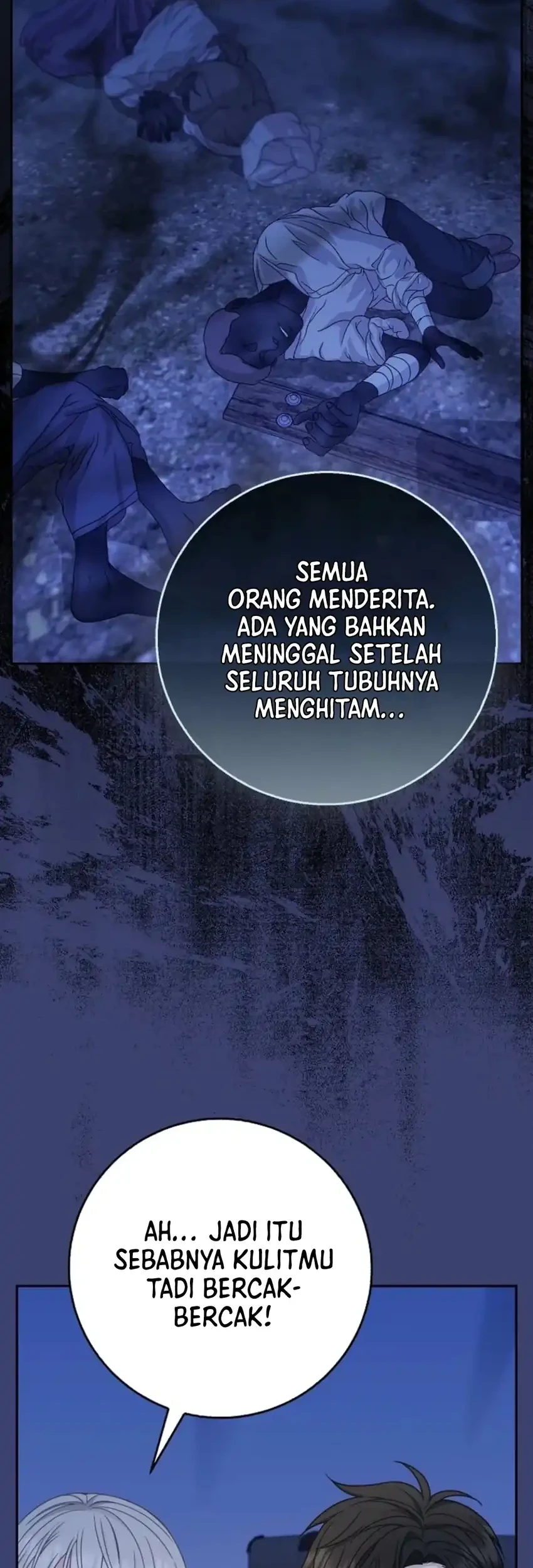 The Snow Leopard Baby of the Black Leopard Family Chapter 55 Gambar 47