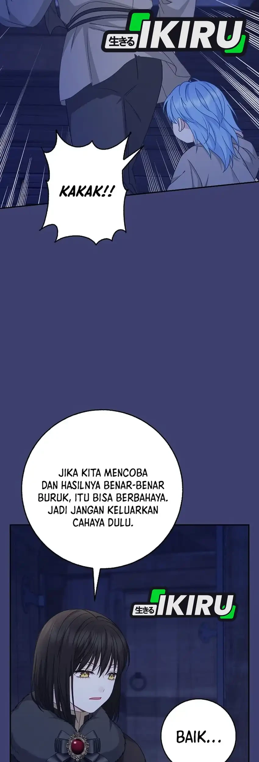 The Snow Leopard Baby of the Black Leopard Family Chapter 56 Gambar 49