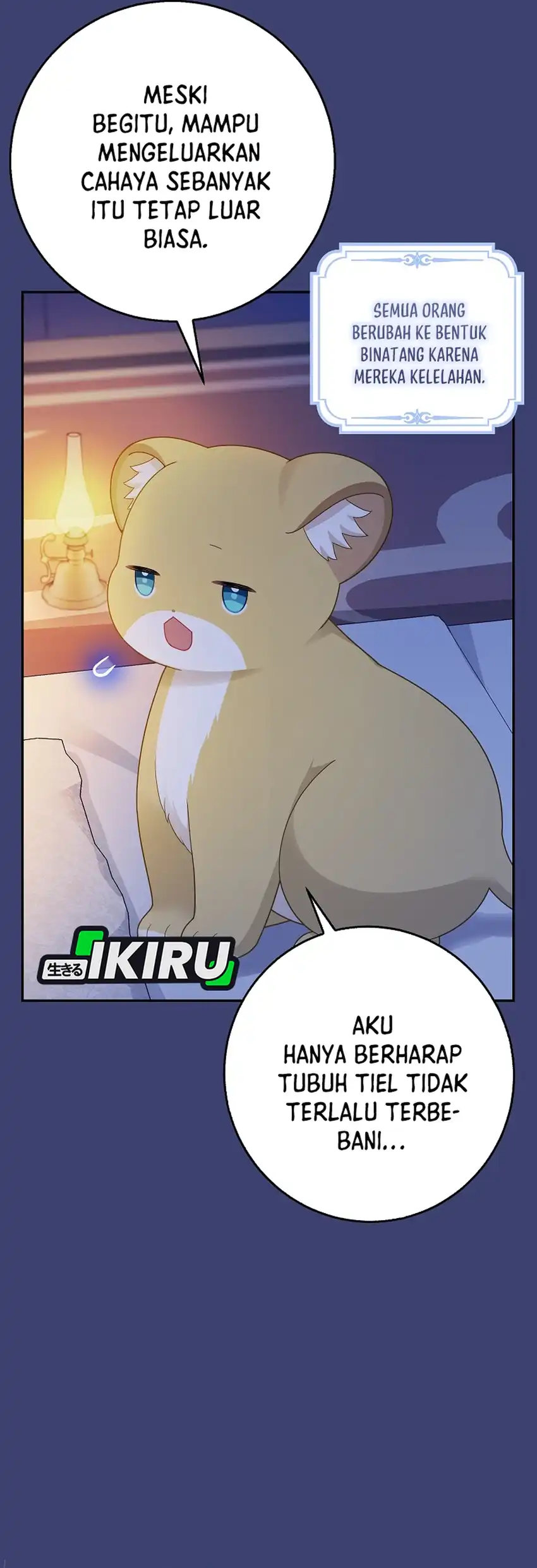 The Snow Leopard Baby of the Black Leopard Family Chapter 57 Gambar 27