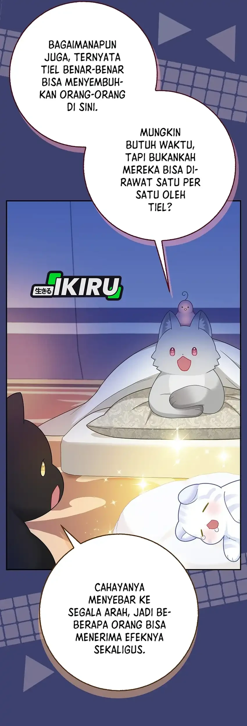 The Snow Leopard Baby of the Black Leopard Family Chapter 57 Gambar 28