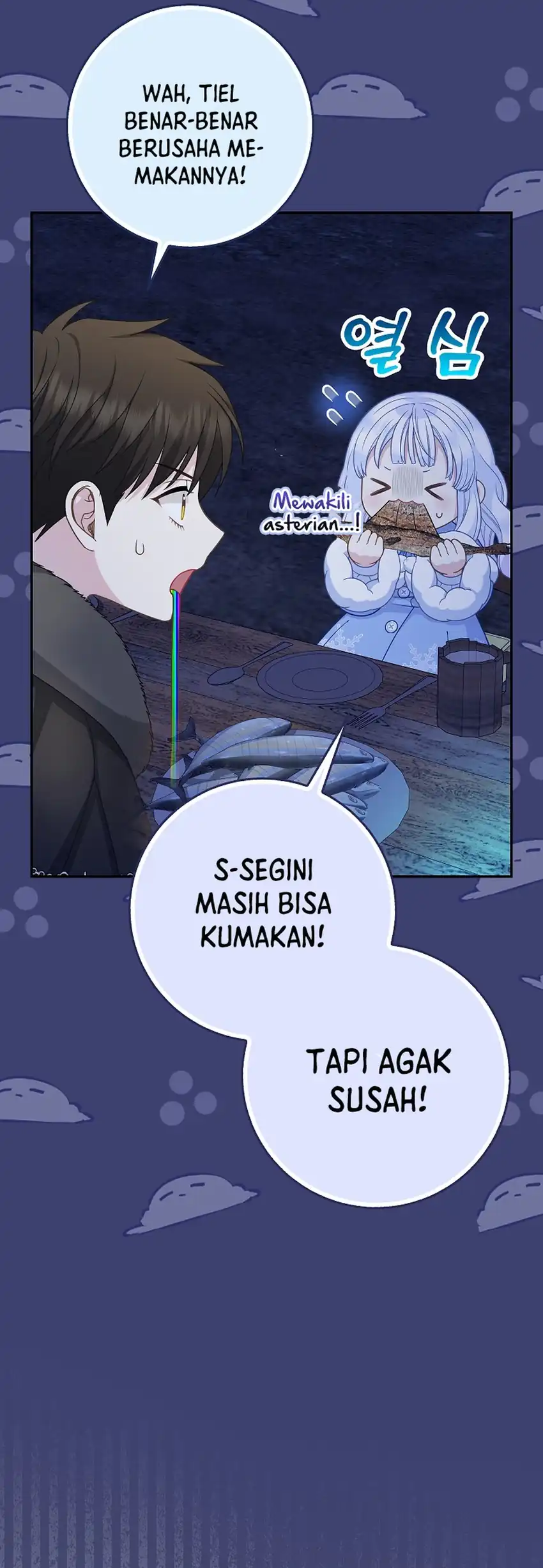 The Snow Leopard Baby of the Black Leopard Family Chapter 57 Gambar 45