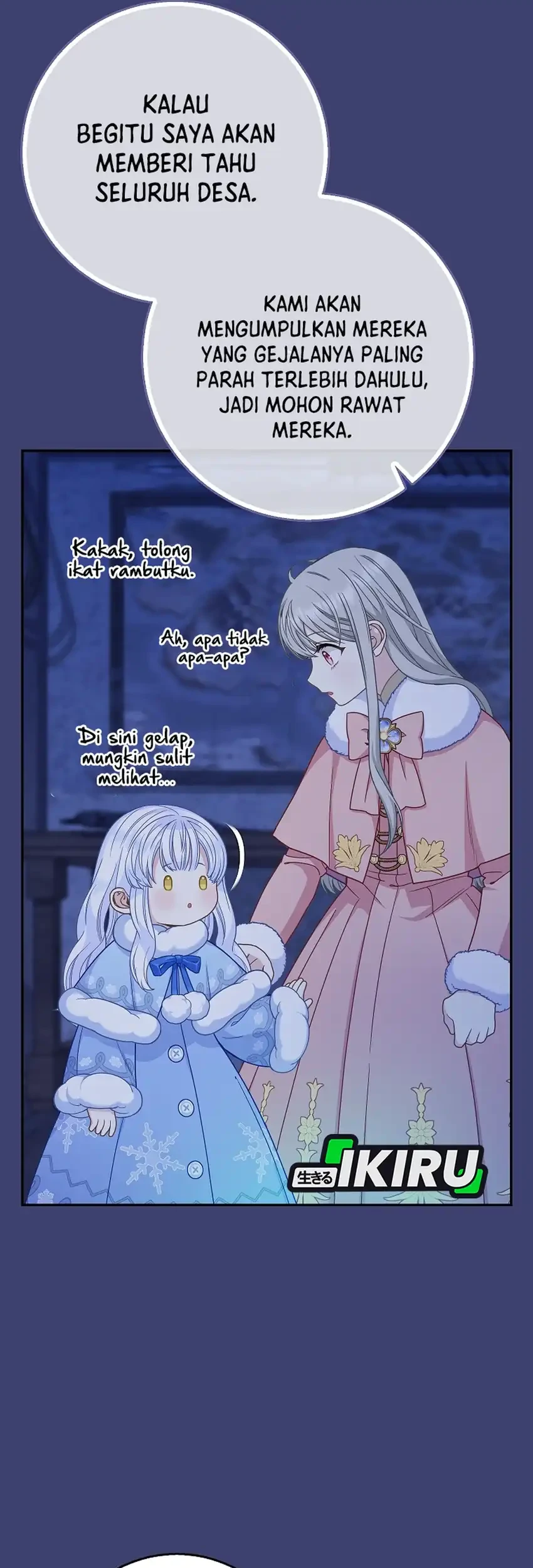 The Snow Leopard Baby of the Black Leopard Family Chapter 57 Gambar 56