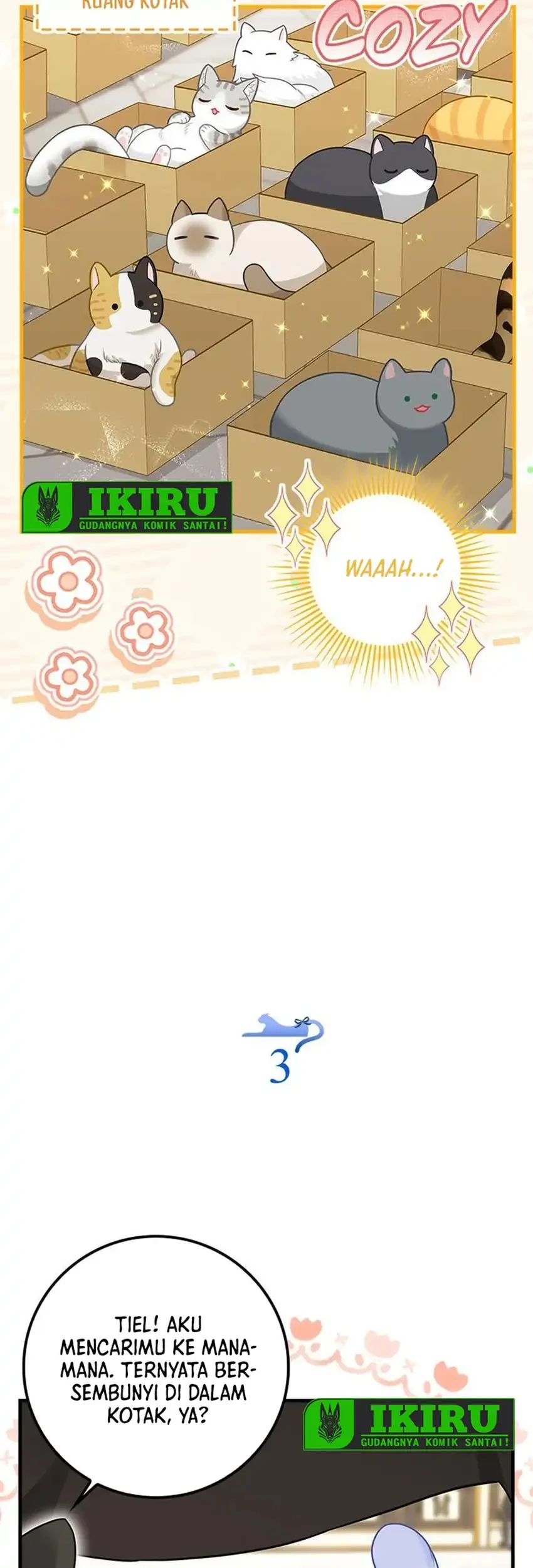 The Snow Leopard Baby of the Black Leopard Family Chapter 58.1 Gambar 9