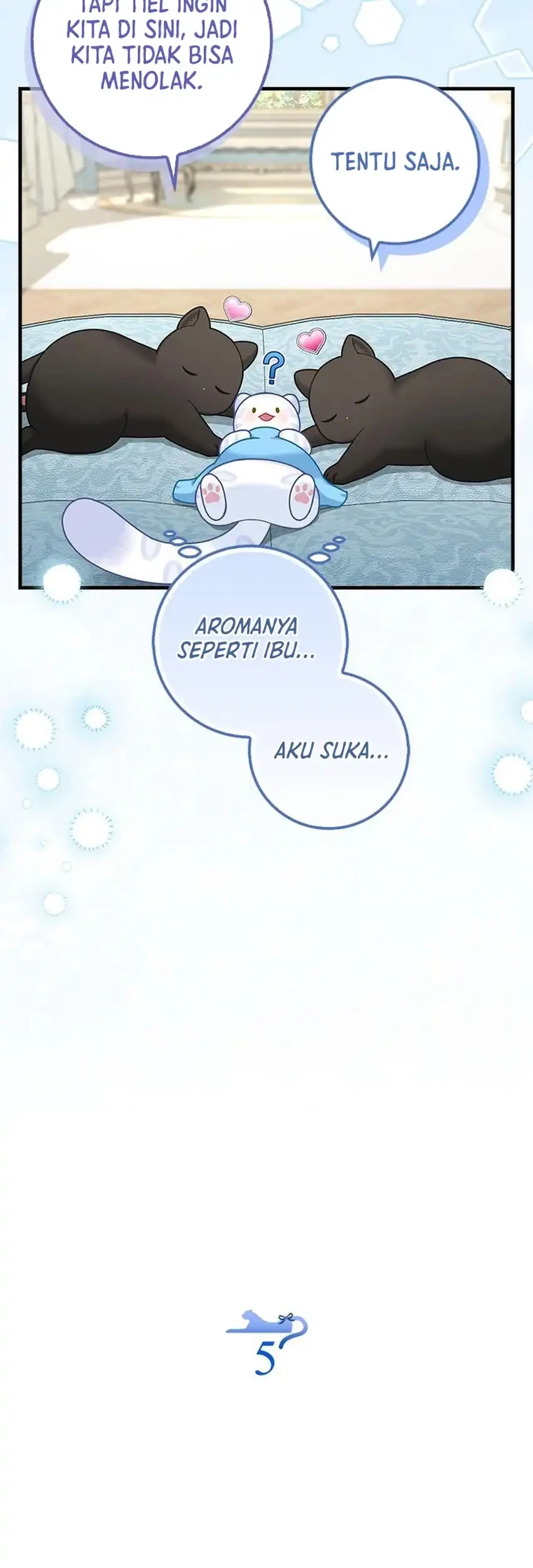 The Snow Leopard Baby of the Black Leopard Family Chapter 58.2 Gambar 5