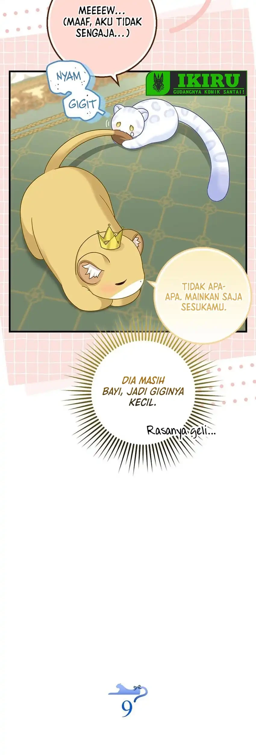 The Snow Leopard Baby of the Black Leopard Family Chapter 58.3 Gambar 9