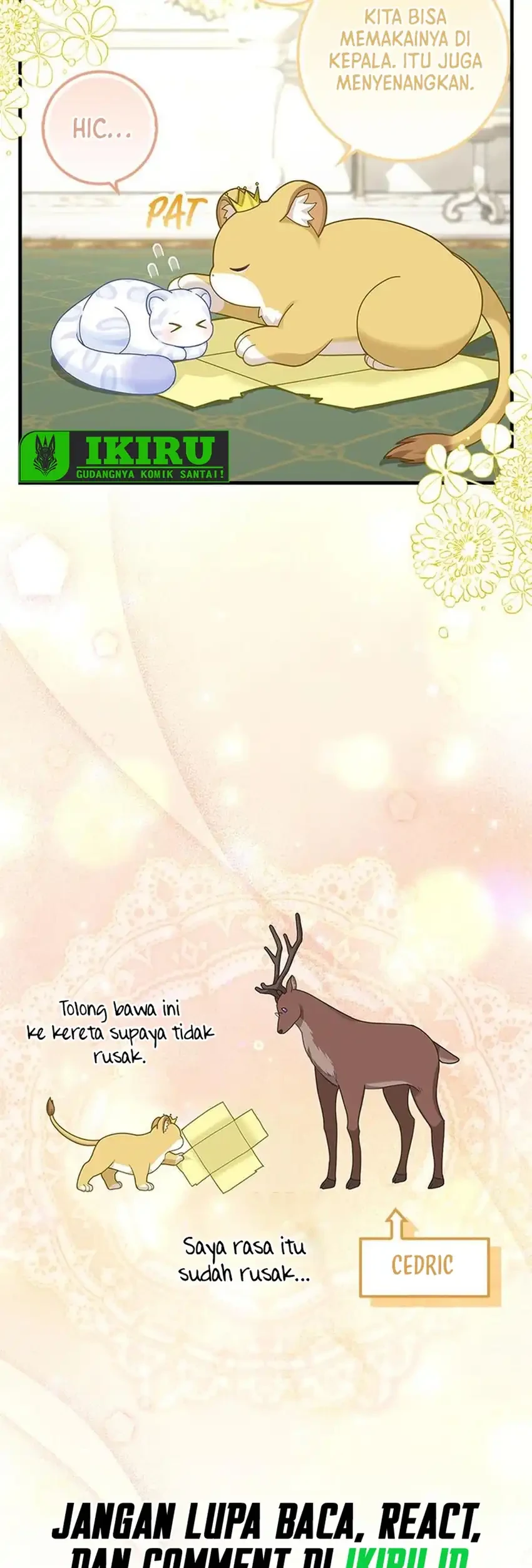 The Snow Leopard Baby of the Black Leopard Family Chapter 58.3 Gambar 13