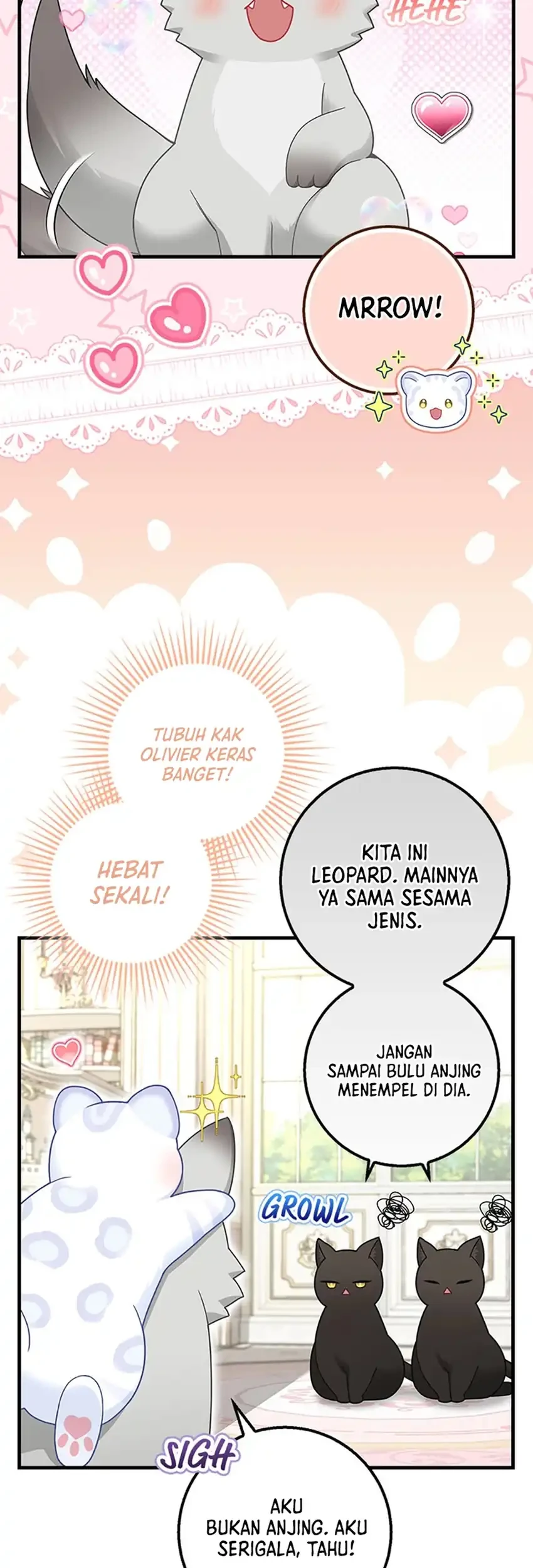 The Snow Leopard Baby of the Black Leopard Family Chapter 58.4 Gambar 3