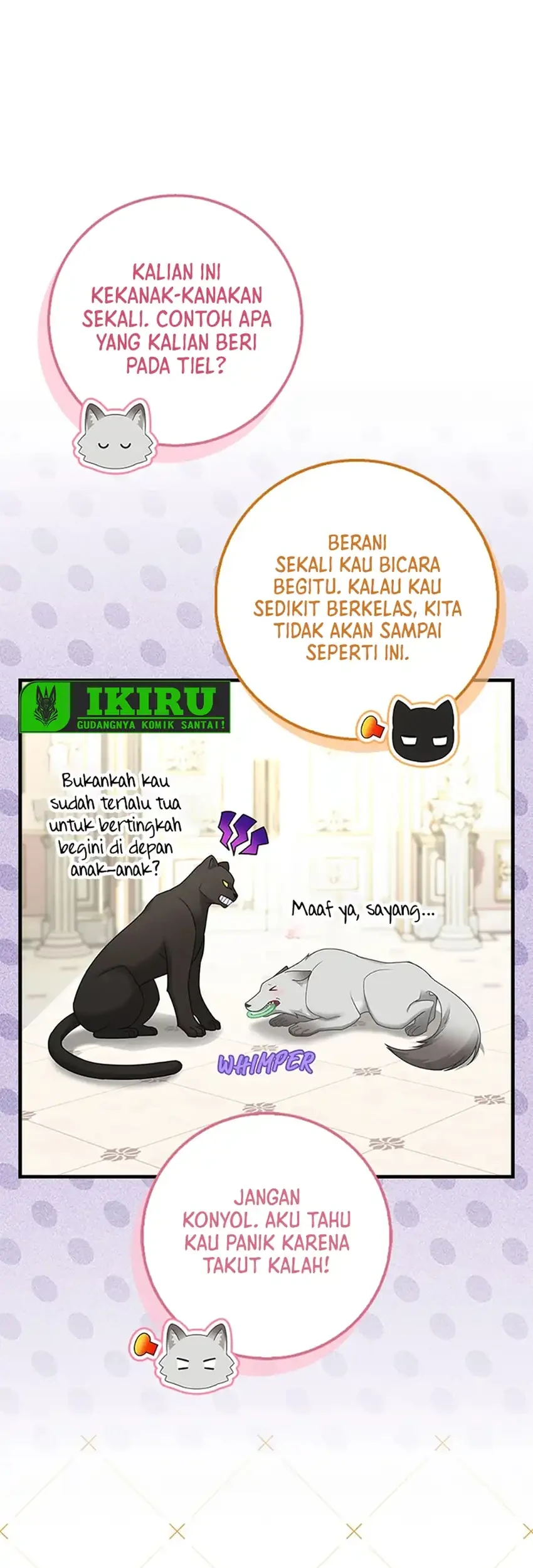 The Snow Leopard Baby of the Black Leopard Family Chapter 58.4 Gambar 11