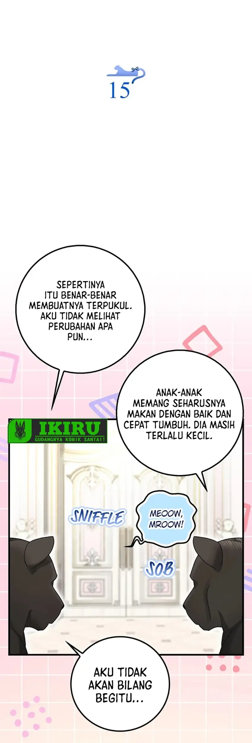 The Snow Leopard Baby of the Black Leopard Family Chapter 58.5 Gambar 11