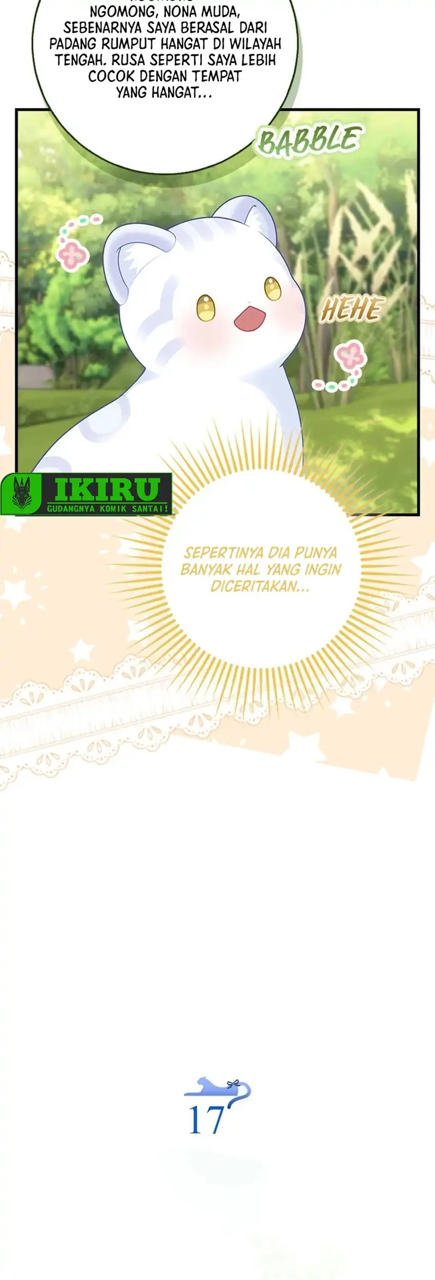 The Snow Leopard Baby of the Black Leopard Family Chapter 58.6 Gambar 5