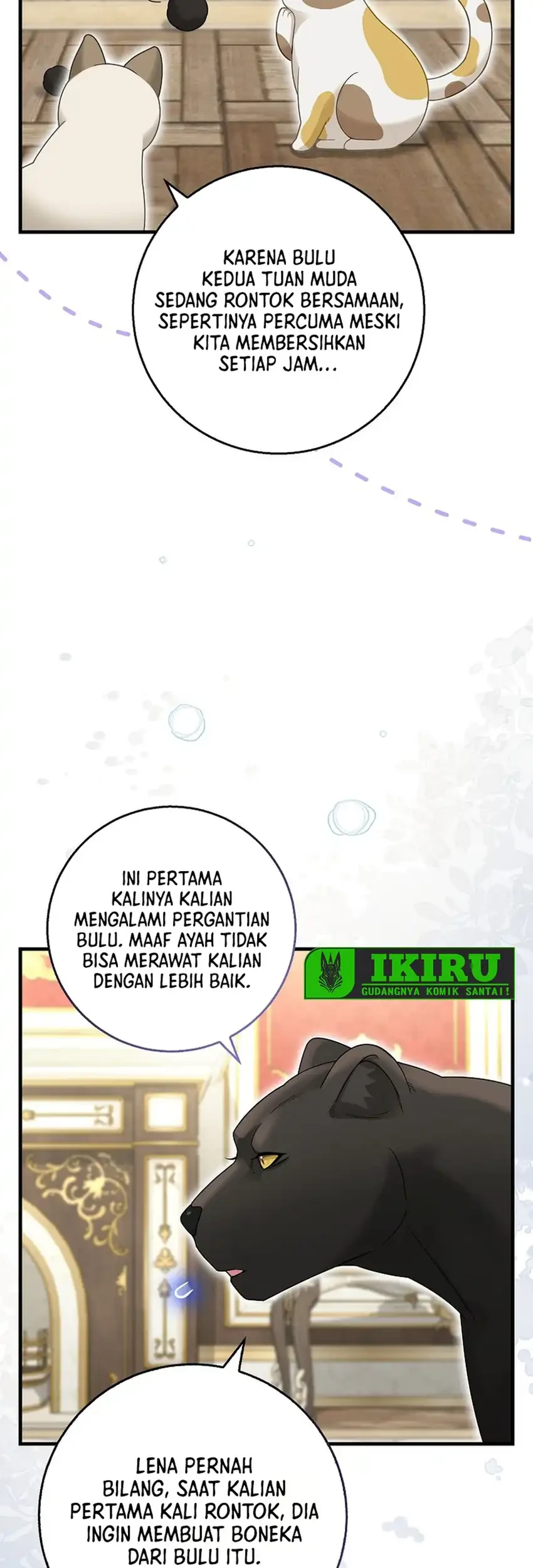 The Snow Leopard Baby of the Black Leopard Family Chapter 58.7 Gambar 3