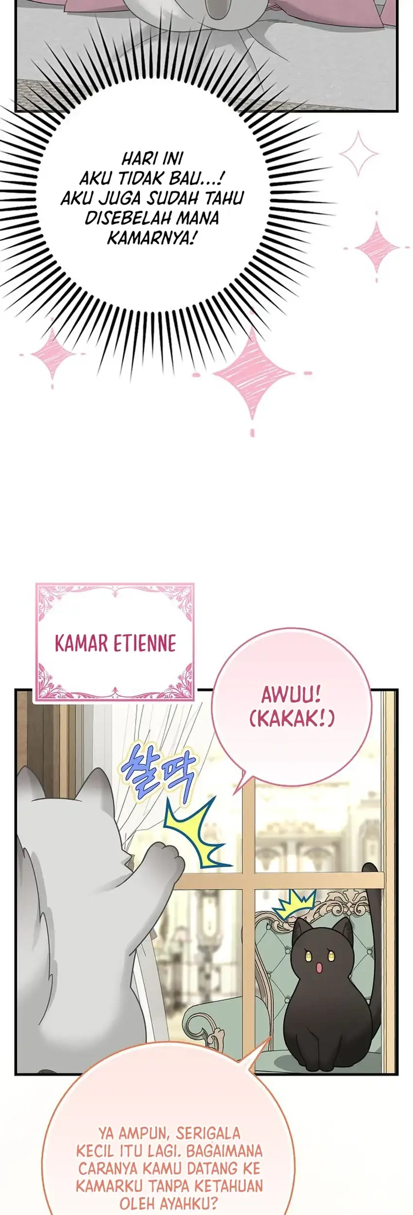 The Snow Leopard Baby of the Black Leopard Family Chapter 58.8 Gambar 13