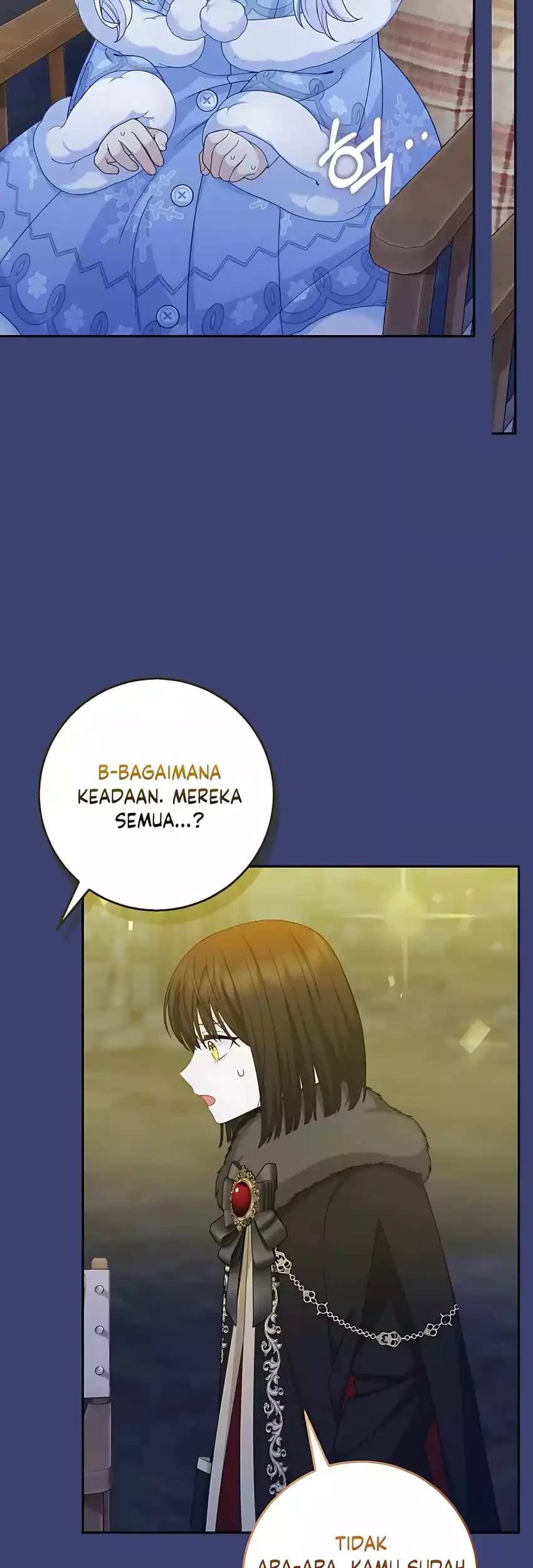 The Snow Leopard Baby of the Black Leopard Family Chapter 58 Gambar 23