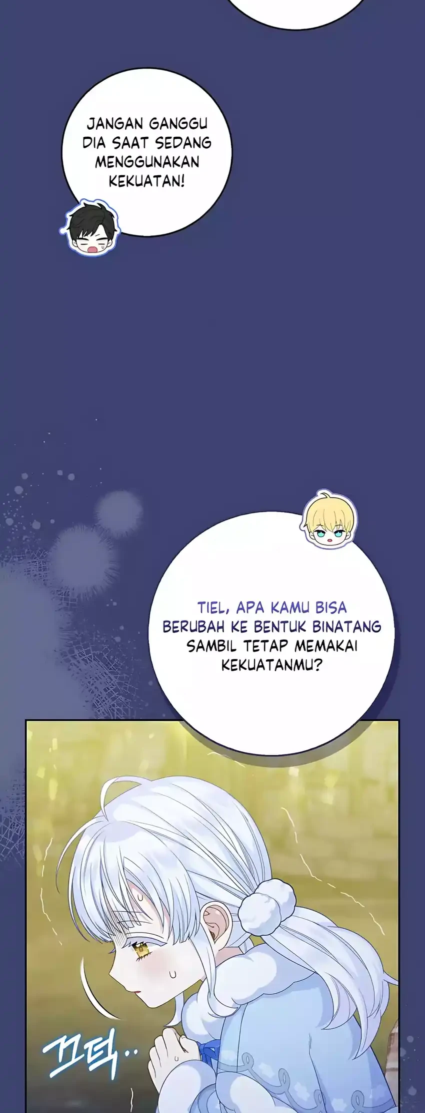 The Snow Leopard Baby of the Black Leopard Family Chapter 58 Gambar 44