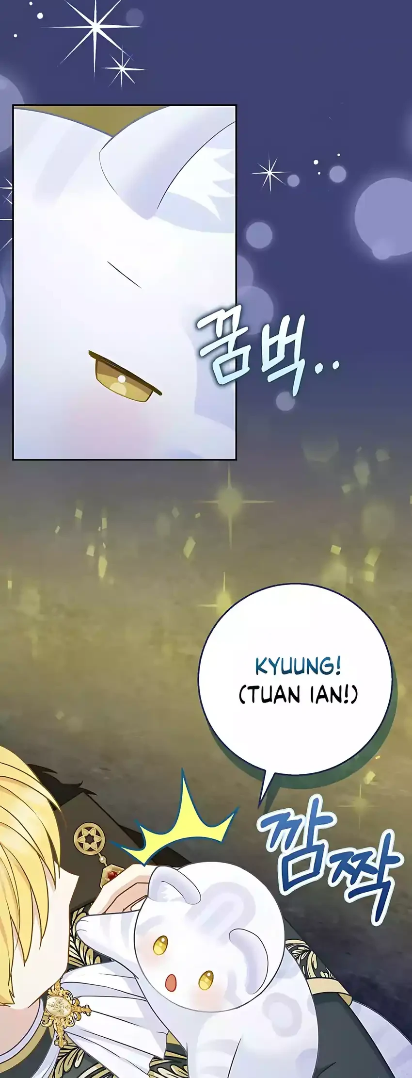 The Snow Leopard Baby of the Black Leopard Family Chapter 58 Gambar 54